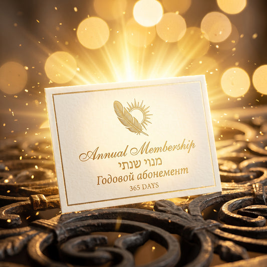 Annual Membership | מנוי שנתי לתכנים בלעדיים | Годовой абонемент — эксклюзивные статьи 365 дней
